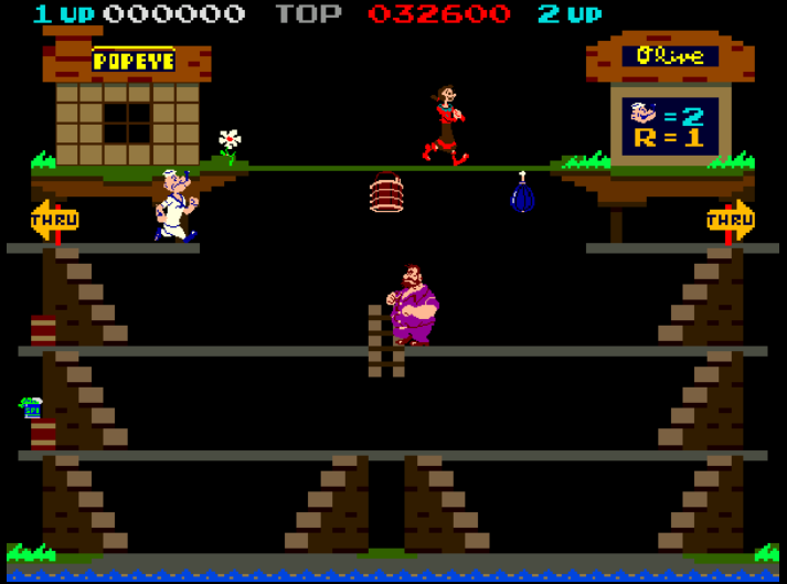 고전게임 뽀빠이 무료 게임하기