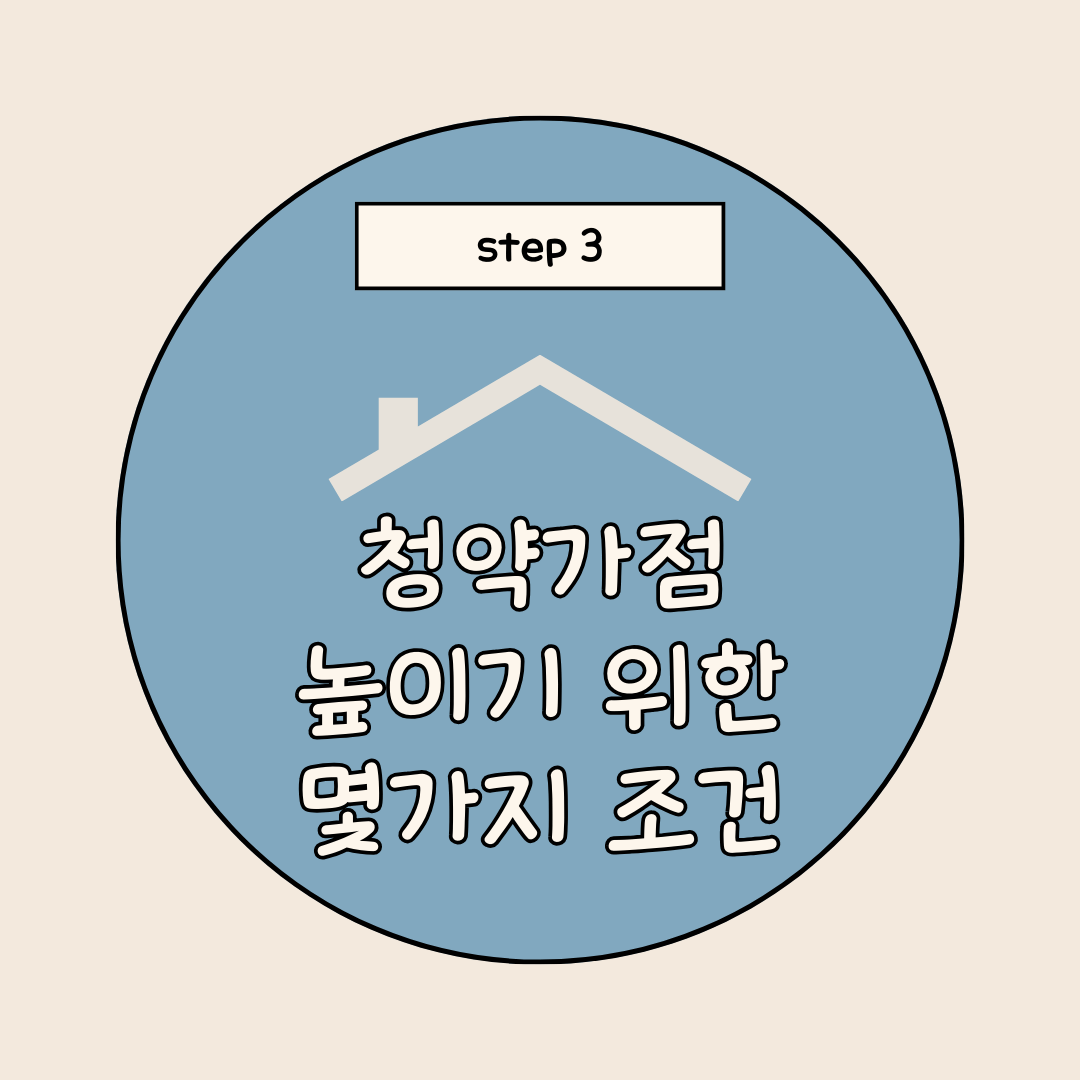 청약가점 조건