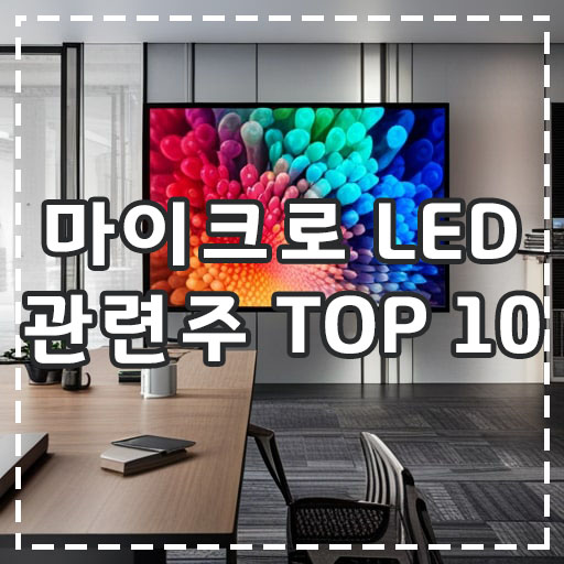 거실에-걸린-마이크로-LED-TV