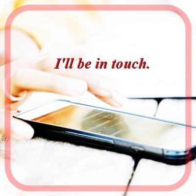  [영어 회화] I’ll be in touch – 연락할게