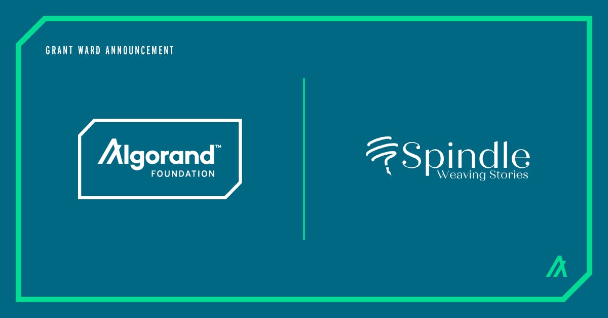  Spindle ASA가 알고랜드 재단 Grant Award를 받게 되었습니다
