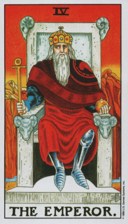 붉은-옷을-입은-황제가-앉아있다.