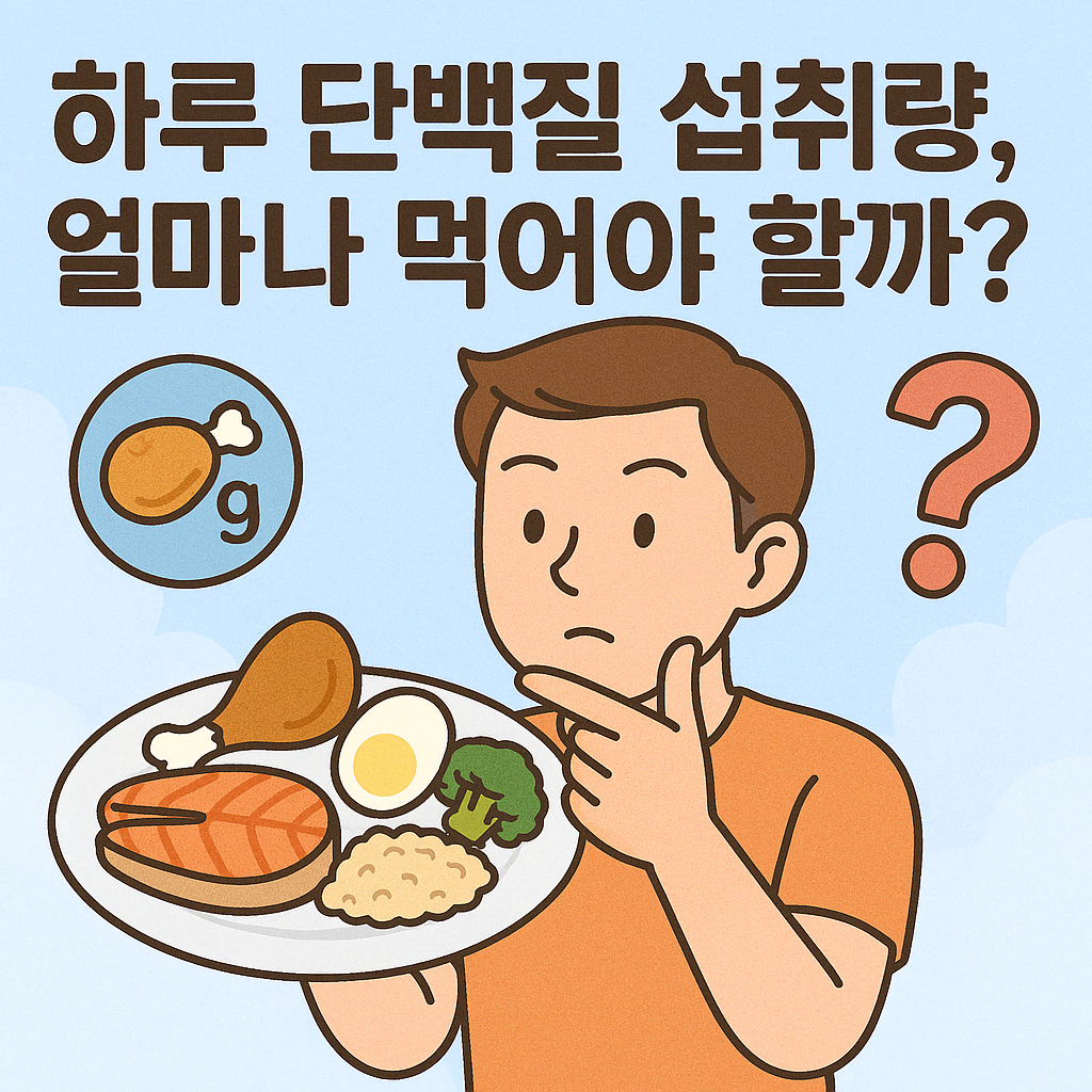하루 단백질 섭취량