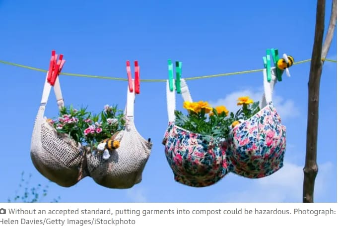 호주&#44; 세계 최초로 브래지어 섬유 퇴비화 표준 제정 Bras fit for burying: Australia to set a world-first standard for composting textiles