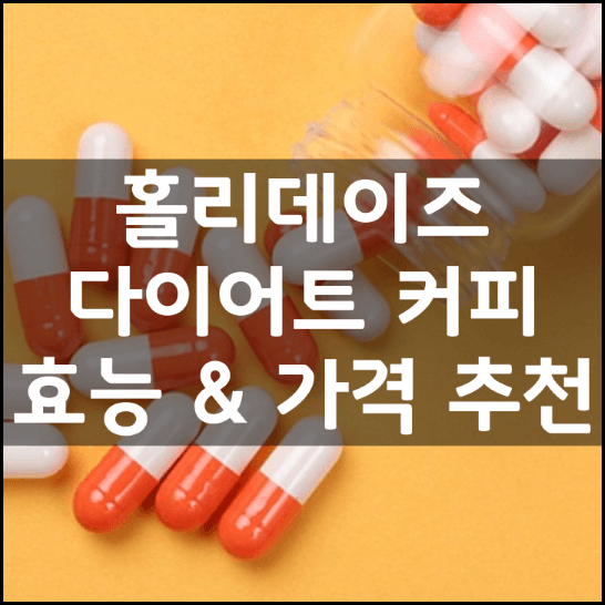 홀리데이즈-다이어트-커피-3.3g-성분-효능-가격-추천