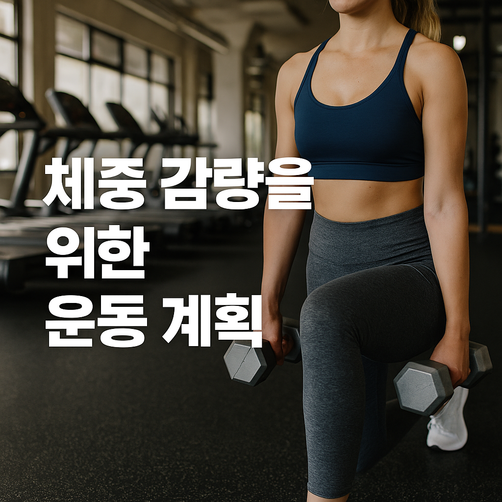 체중 감량을 위한 운동 계획