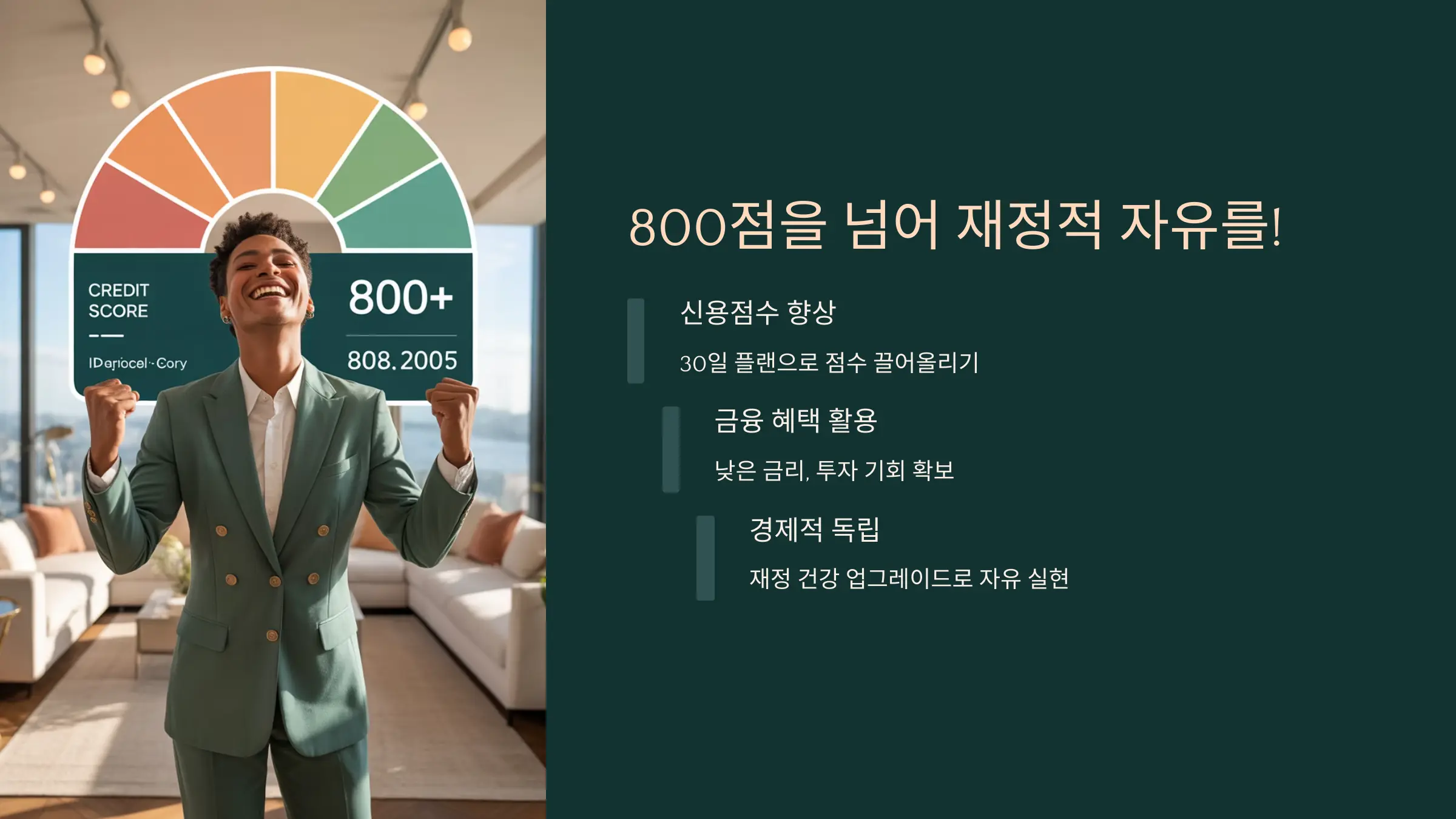 800점을 넘어 재정적 자유를 향해!