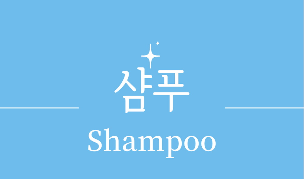 &#39;샴푸(Shampoo)&#39;