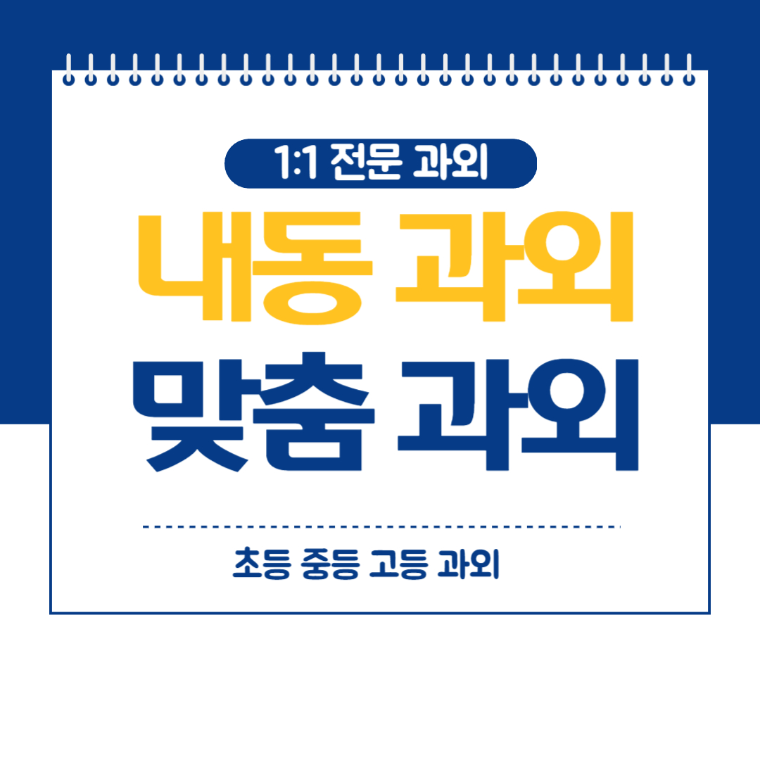  부천 내동 중등 영수과외 고등 국어 과학 내신대비 화상 방문과외