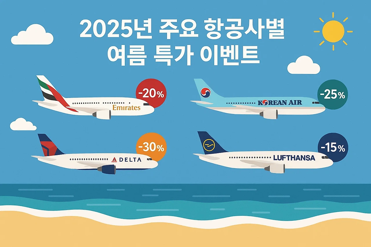 2025 여름 항공권 특가 완벽 가이드
