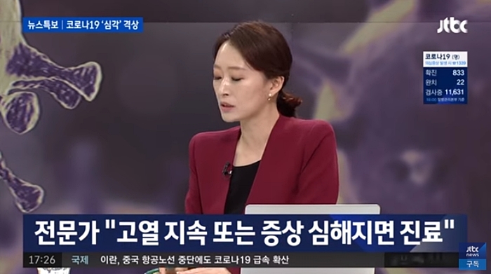  코로나19 증상과 검사비용(실시간현황)