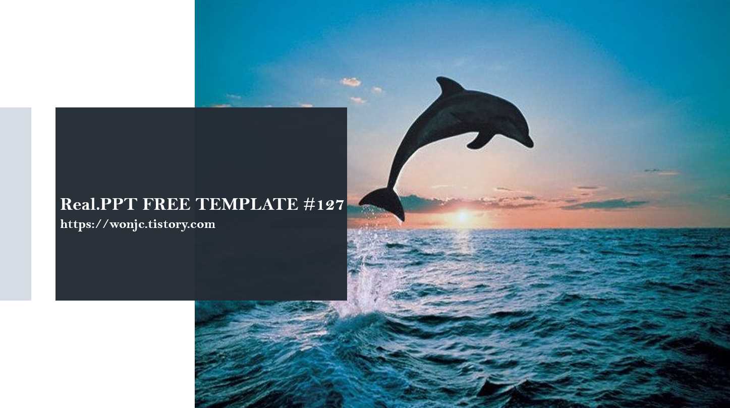 귀여운 무료 PPT 템플릿 다운로드 127 - 예쁜바다