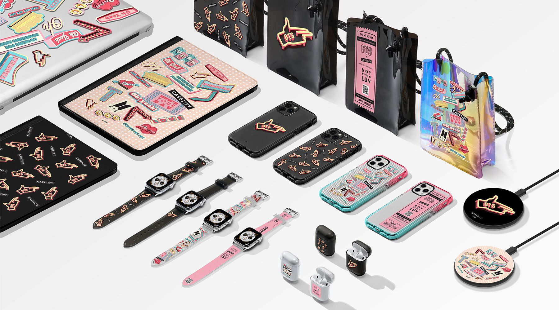  세상의 모든 브랜드들과 콜라보한다! BTS x CASETiFY (올 액세스 패스)