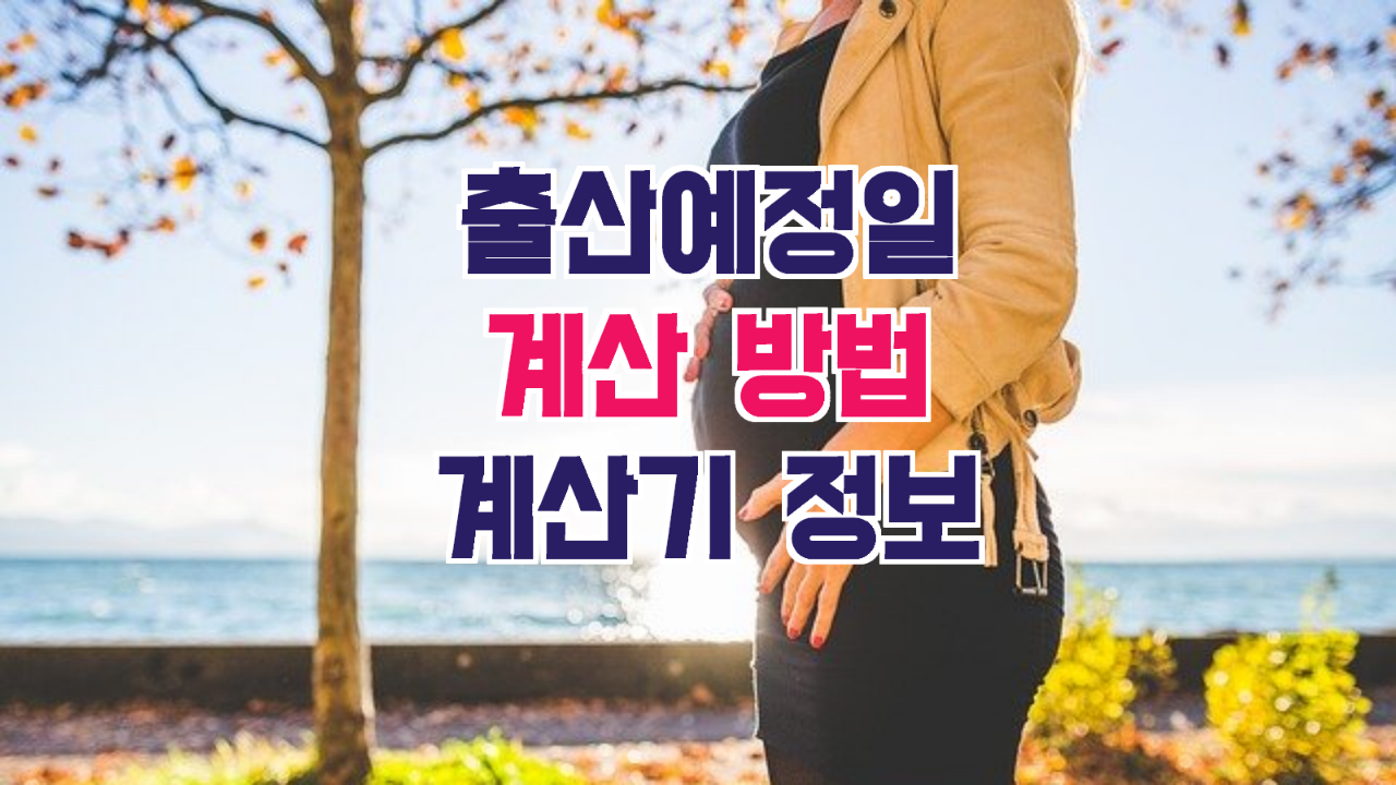  출산예정일 계산방법 또는 계산기
