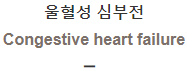  울혈성 심부전 [Congestive heart failure]