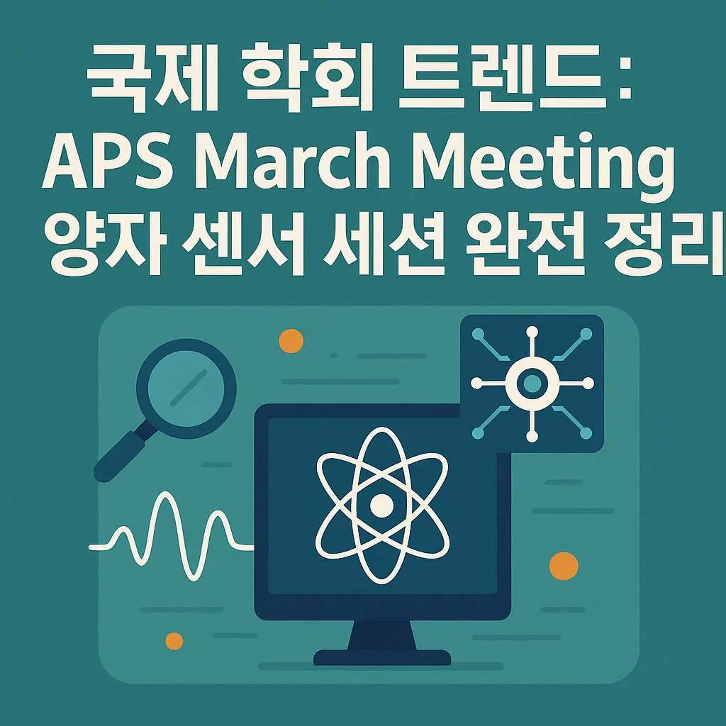 APS March Meeting 2025 양자 센서 트렌드 완전 정복