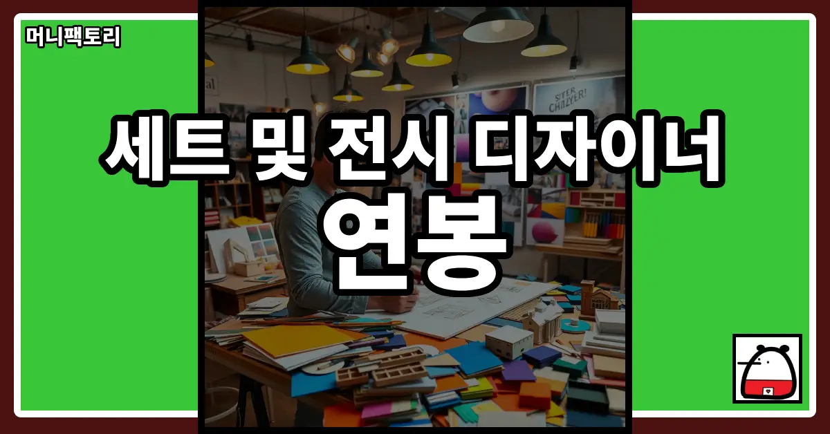 세트및전시디자이너연봉