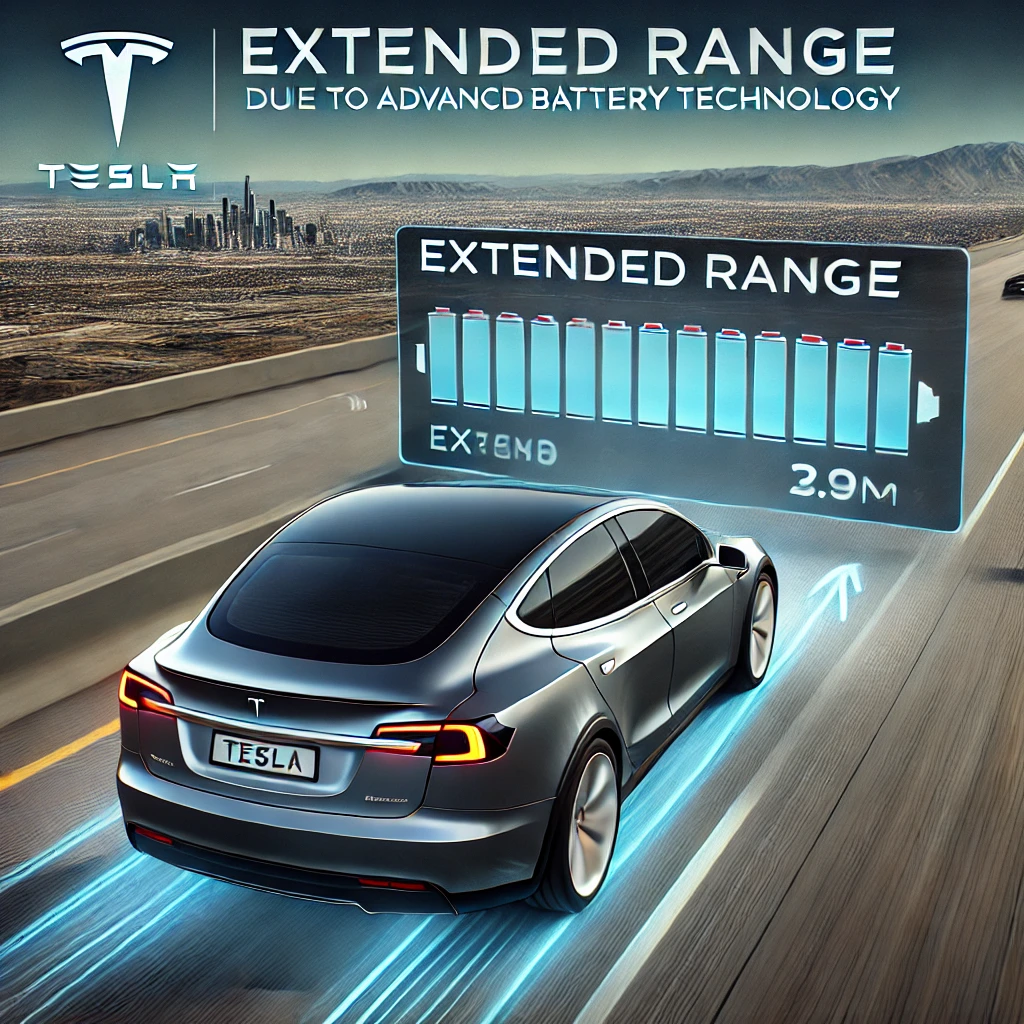 테슬라의 차량 주행 거리 연장은 어떻게 이루어지나요?