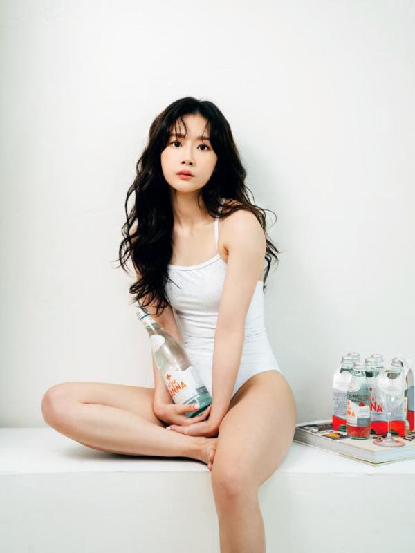 화이트 솔리드 은하수 수영복