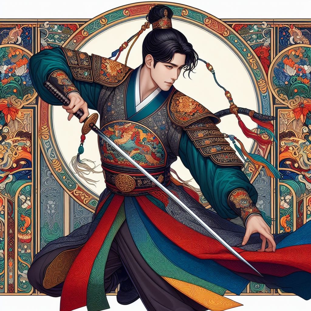 Korean traditional warrior 18