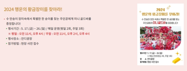 곡성 장미축제 이벤트