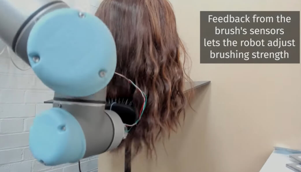  머리카락 손질을 도와주는 로봇 VIDEO:A robot that can help you untangle your hair