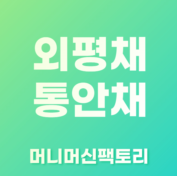 외평채-통안채-용어설명