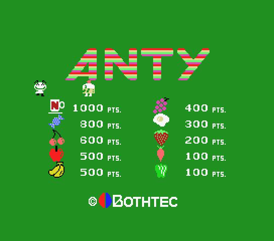  Anty - MSX (재믹스) 게임 롬파일 다운로드
