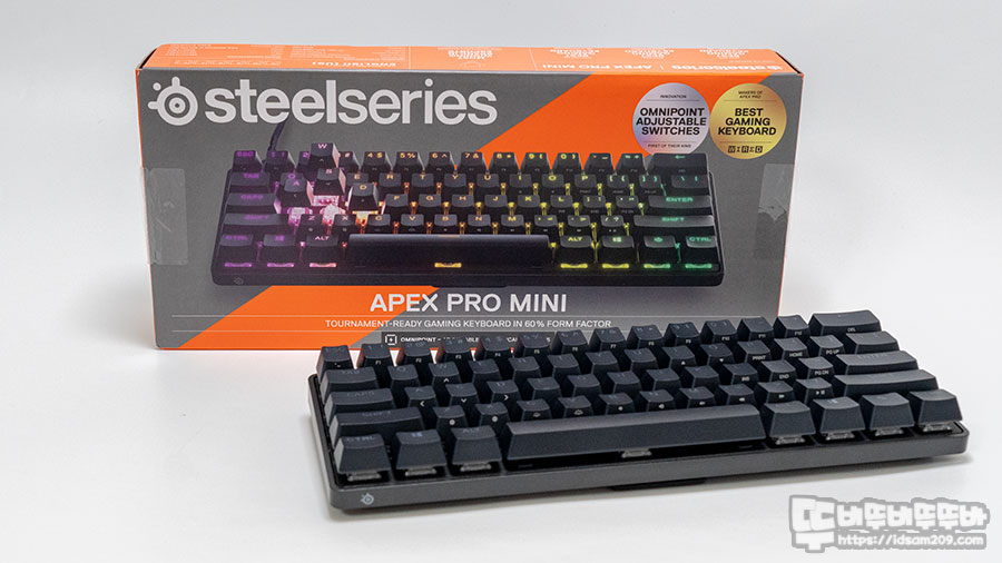  steelseries 스틸시리즈 APEX PRO MINI  US 유선 게이밍 키보드 구입 후기