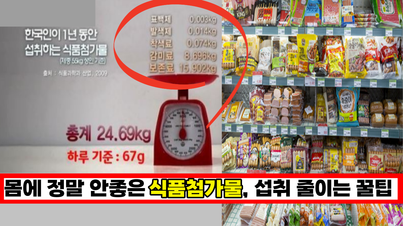  '이건 꼭 알아둬야겠어요' 잘못하면 뇌손상까지 오는 식품 첨가물, 섭취 줄이는 꿀팁 8가지