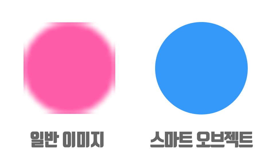 일반 이미지와 스마트 오브젝트 이미지3