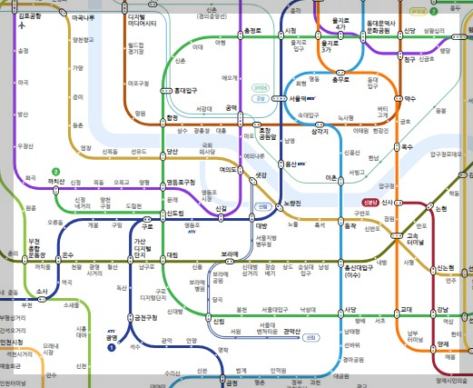 서울 지하철 노선도