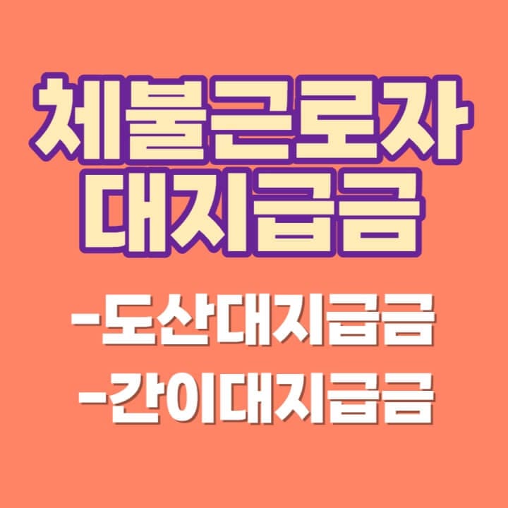 체불근로자 대지급금(도산대지급금/간이대지급금) 지원대상(요건)/내용, 신청 방법