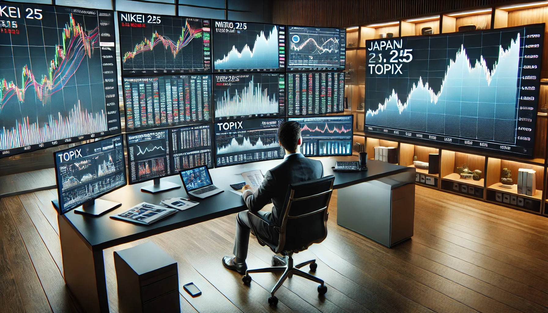 일본 ETF 투자 분석 중인 금융 애널리스트