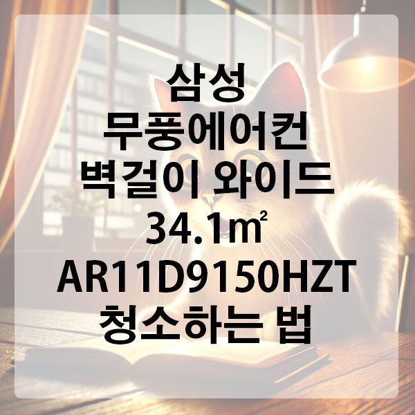 삼성 무풍에어컨 벽걸이 와이드 34.1㎡ AR11D9150HZT 청소하는 법