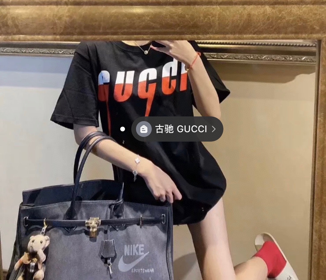  [GUCCI] 구찌 블레이드 프린트 반팔 티셔츠 565806 XJAZY 9037 (2 COLOR)