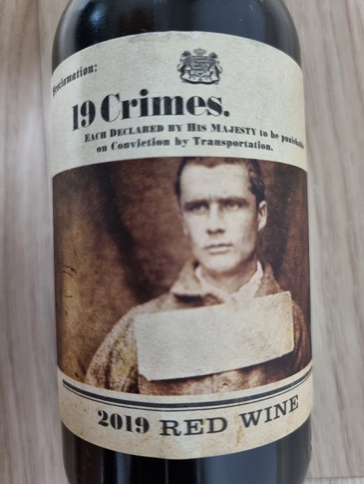  19 Crimes 2019 Red Wine(19 크라임스 레드 와인) 와인 정보