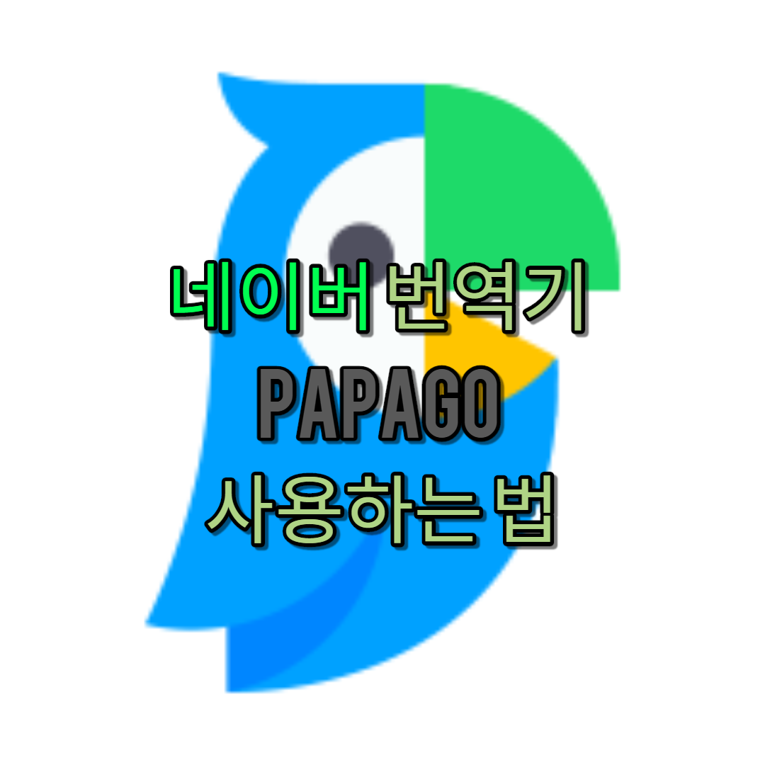  네이버 번역기 Papago 사용하는 법