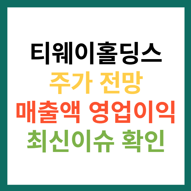 티웨이홀딩스 주가 전망