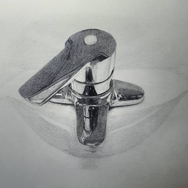  2021.05.11. water tap drawing practice 수도꼭지
