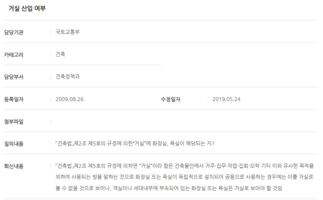 거실의 정의