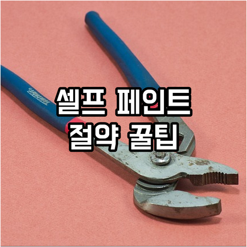 셀프 페인팅 도전? 인건비 절약 전 