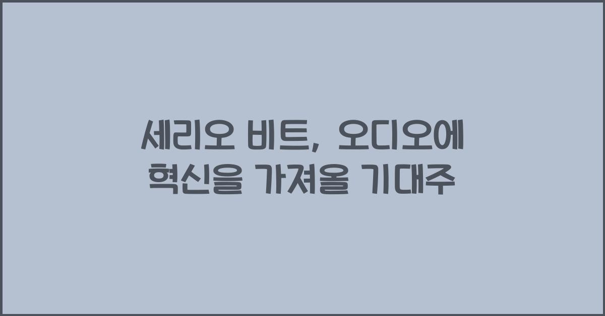 세리오 비트