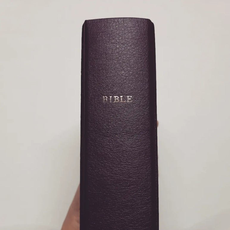 성경 보라색 가죽 장정 11