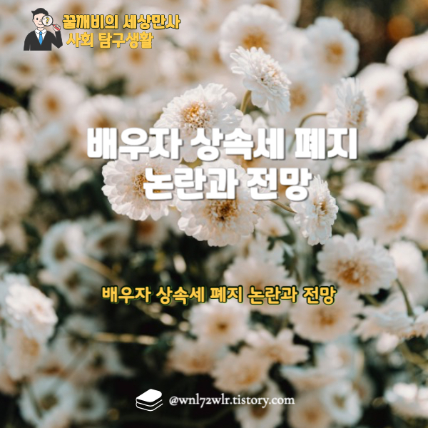 배우자 상속세 폐지 논란과 전망
