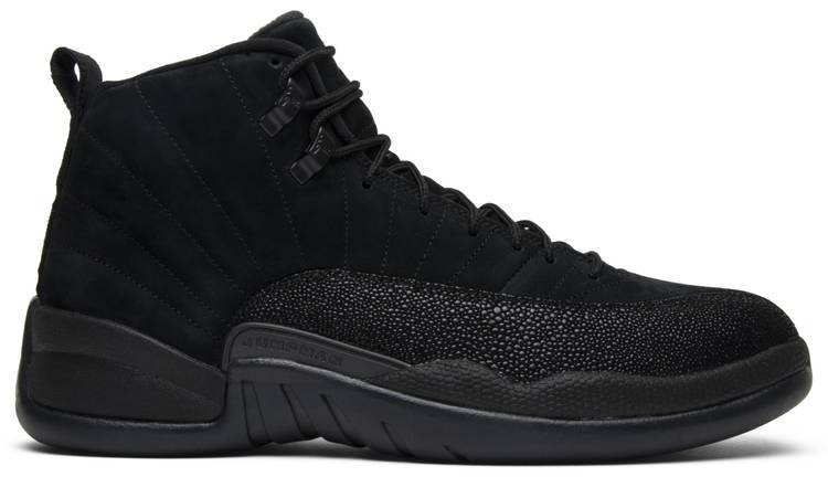 retro 12 ovo black