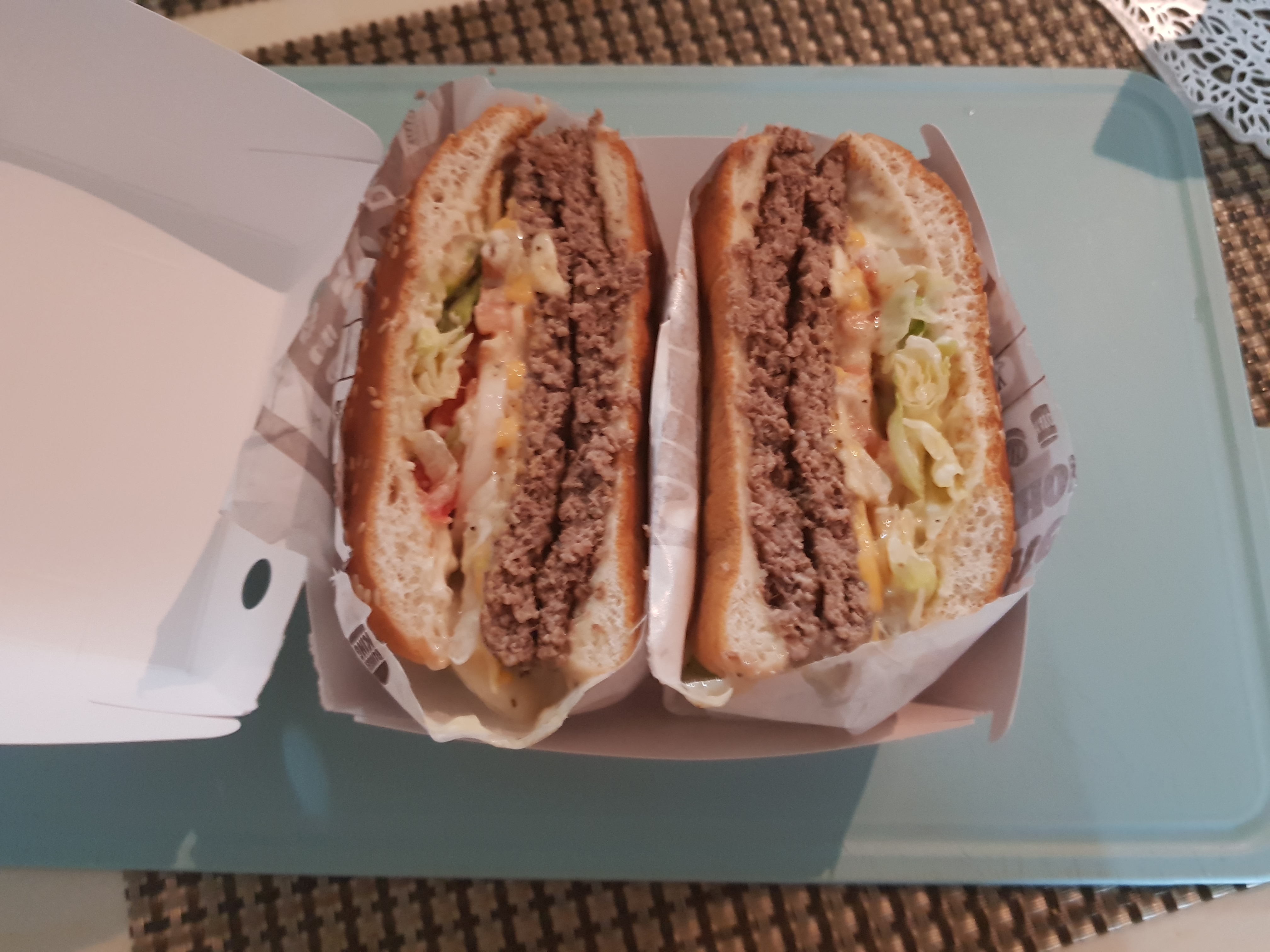  버거킹 메뉴 추천 신메뉴 화이트갈릭와퍼! 와퍼는 역시 더블로~