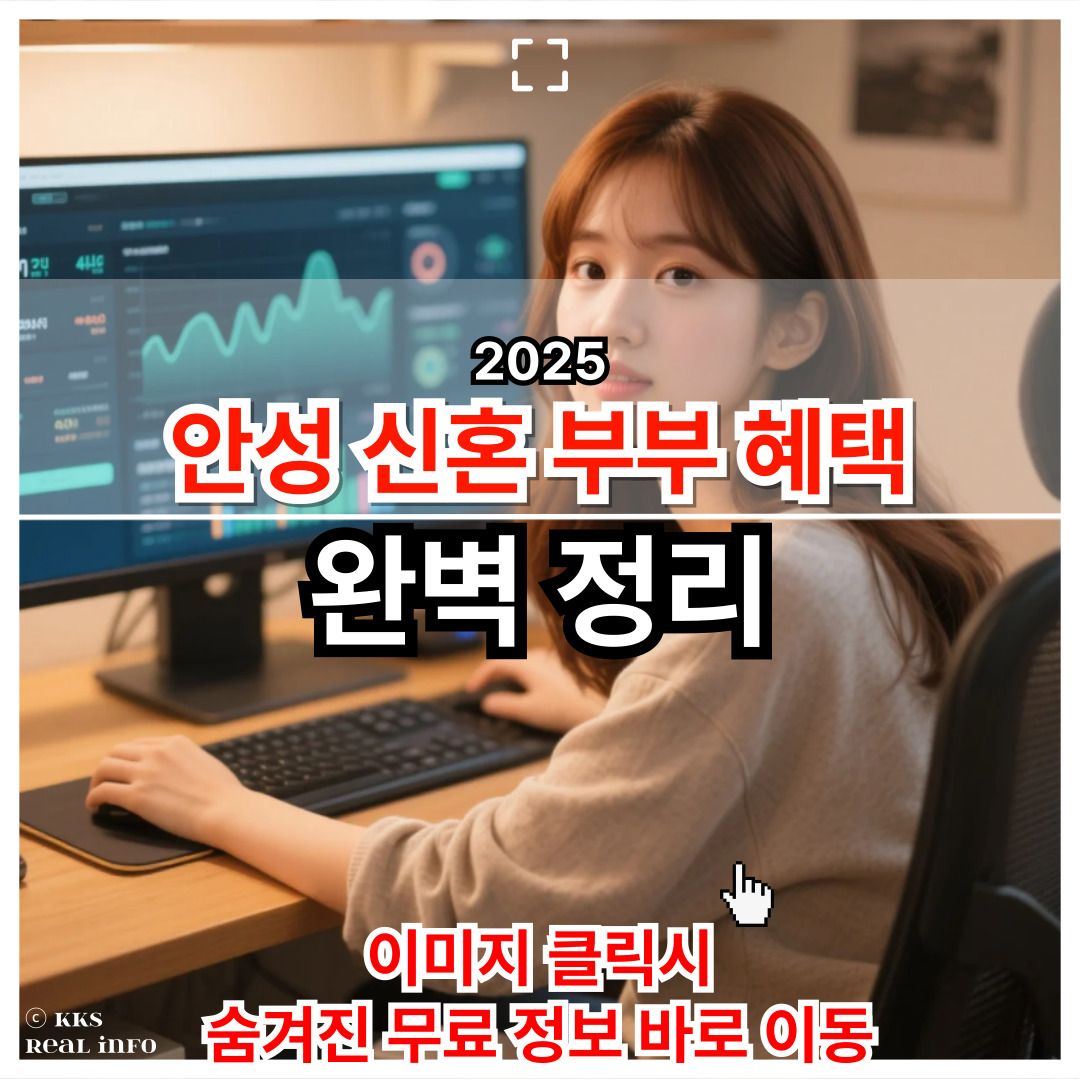 2025 안성시 신혼부부 혜택 필독서