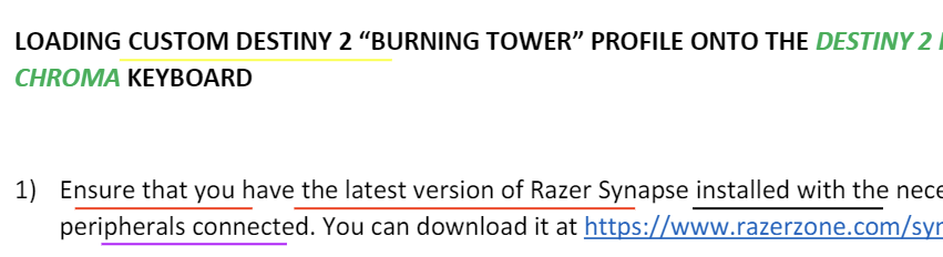 PDFCandy 밑줄 적용