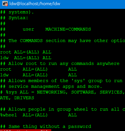 일반계정에 루트 4
